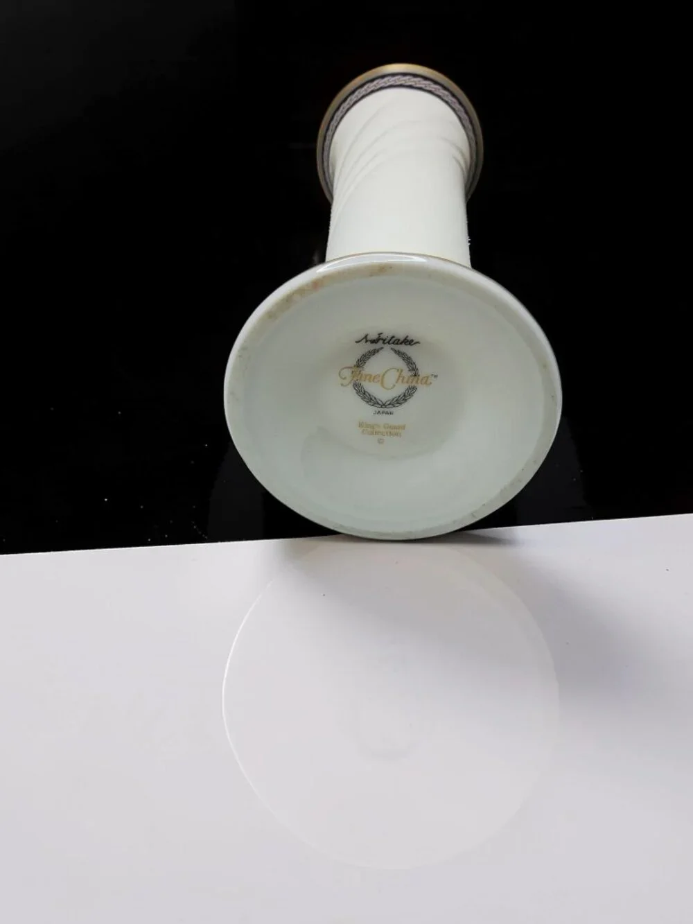 vintage noritake fine china gold trim kings guard collection vase japan